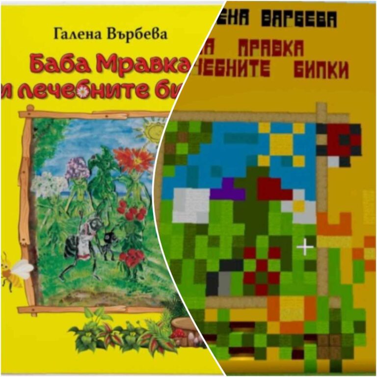 Приказката „ Баба Мравка и лечебните билки“ от Галена Върбева вече е в игра на Майнкрафт